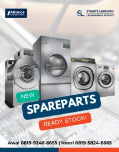 New spare parts ori alliance laundry system ready stock